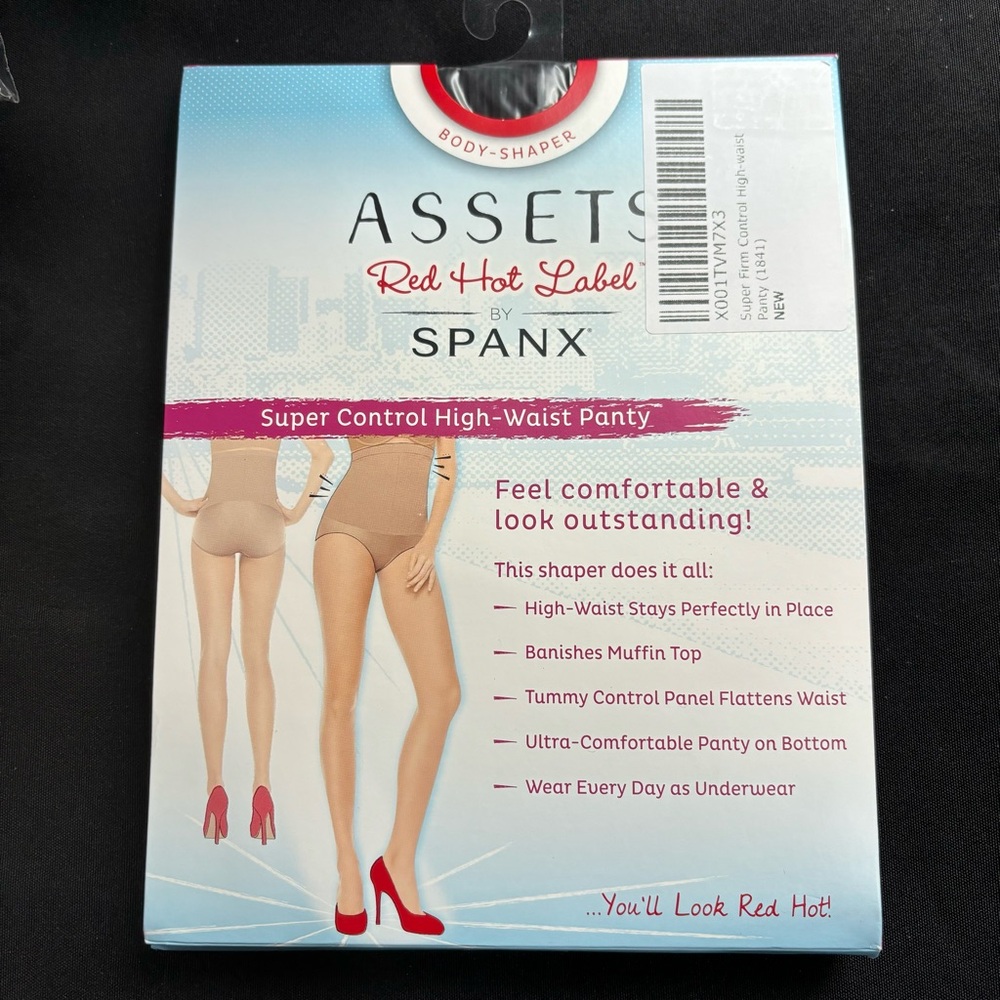 SPANX Red Hot Label High-Waist Shapewear - Black